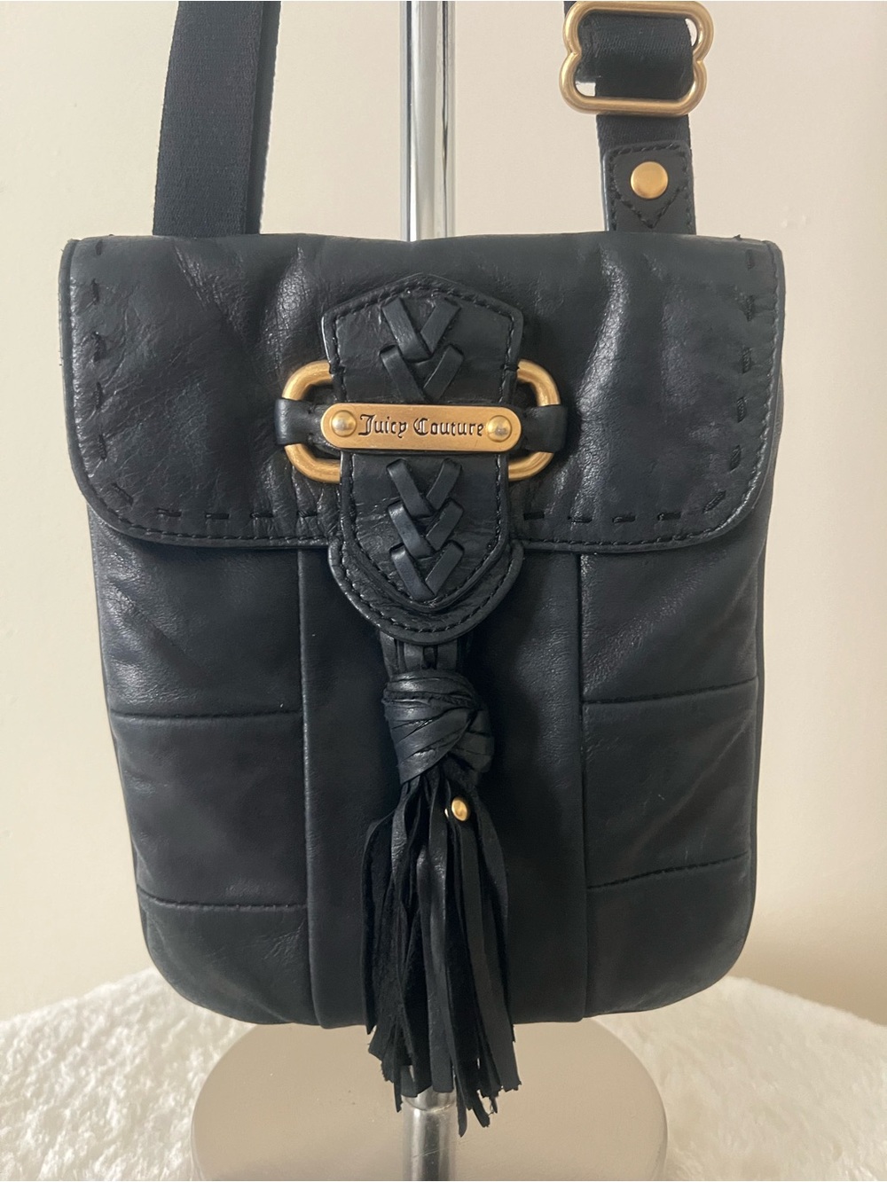 Juicy Couture Black Leather Bag
